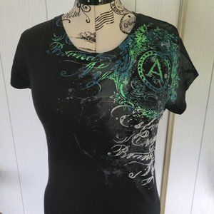 🩵 Black AeropostaleT-shirt